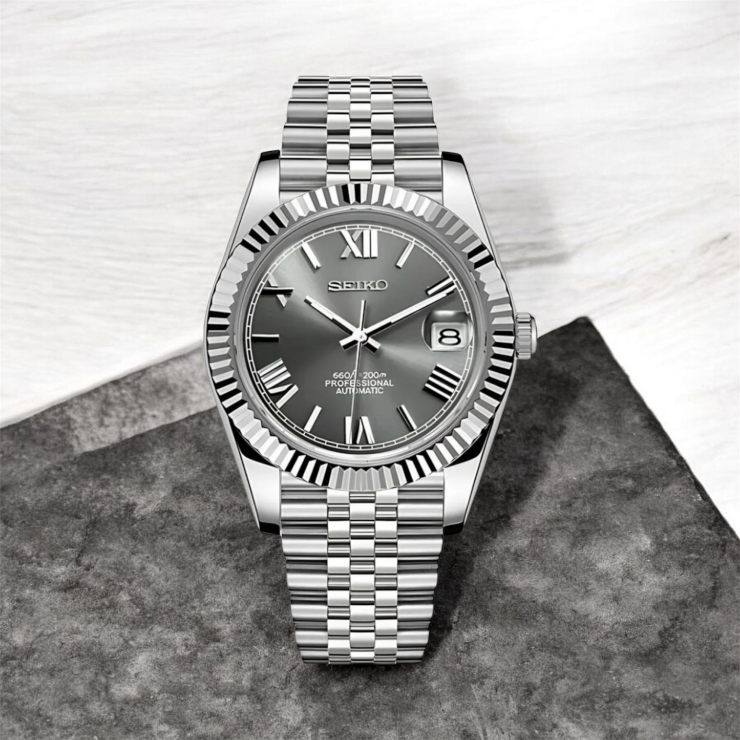 Grey Roman Date Just Mod