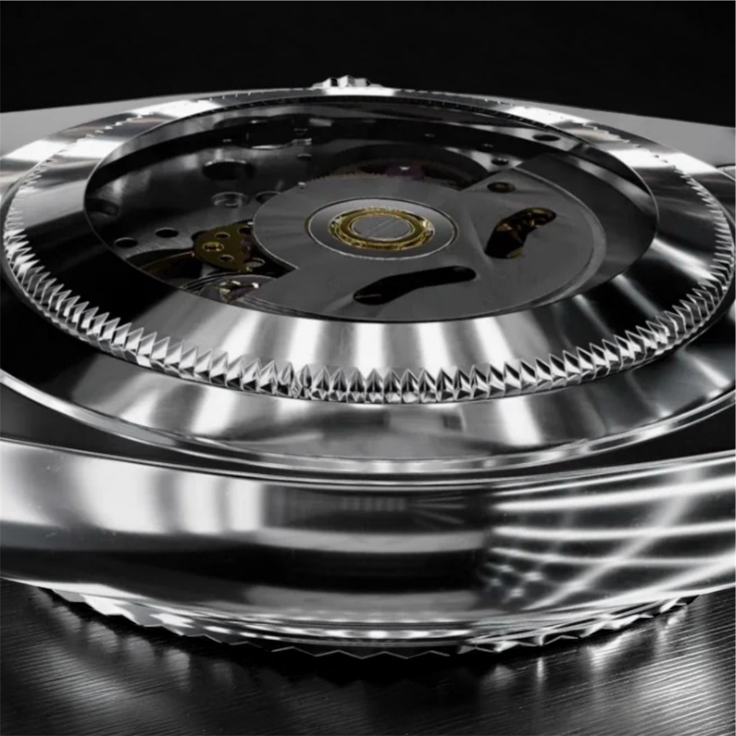 Black Arabic Date Just Mod