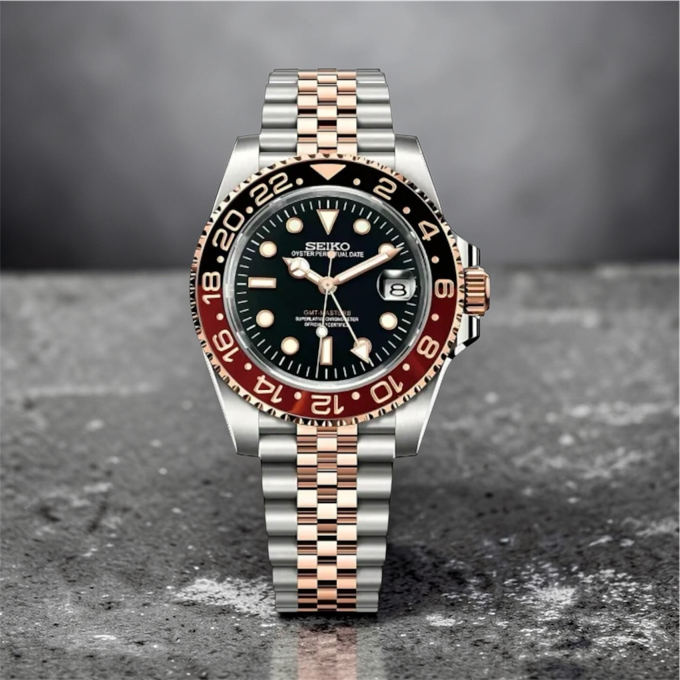 Black/Red Rose GMT