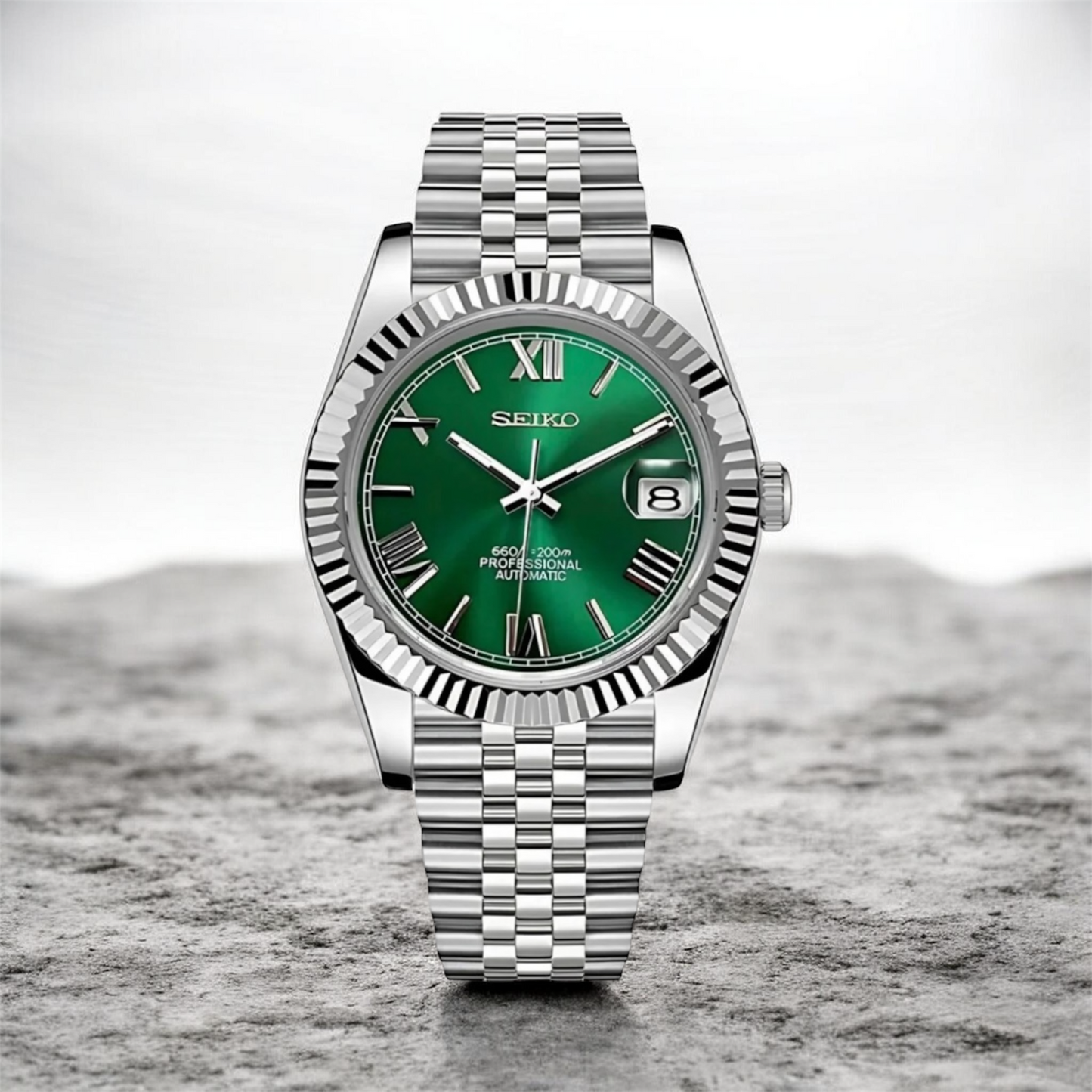 Green Roman Date Just Mod